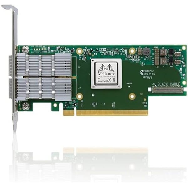 Adapter - ConnectX-6 - VPI - HDR - PCIe - Svart- REFURBISHED