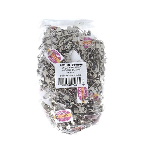 SÄKERHETSPINNAR BOLL KABINETT 12ST ASSORTIMANG 52264