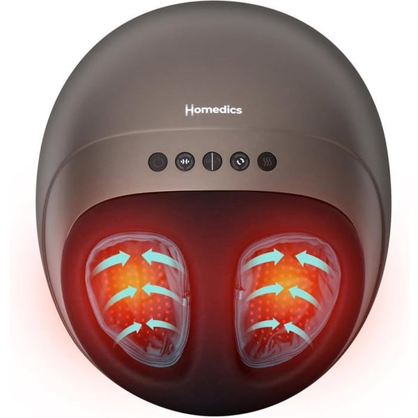 Fotmassageapparat - HOMEDICS - Shiatsu Air Pro - Luftkompression - Värmefunktion - Justerbar intensitet