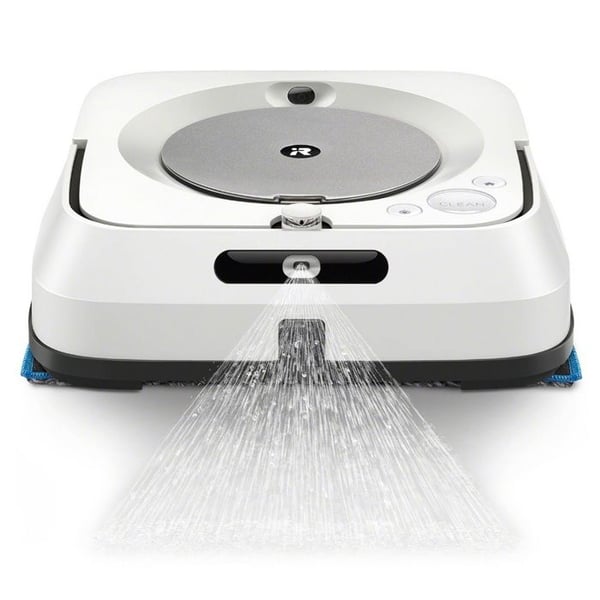 iRobot M613840 Vit Robotdammsugare - Våt-/Kemtvätt - Påslös - Uppsamlarkapacitet 0,6 liter