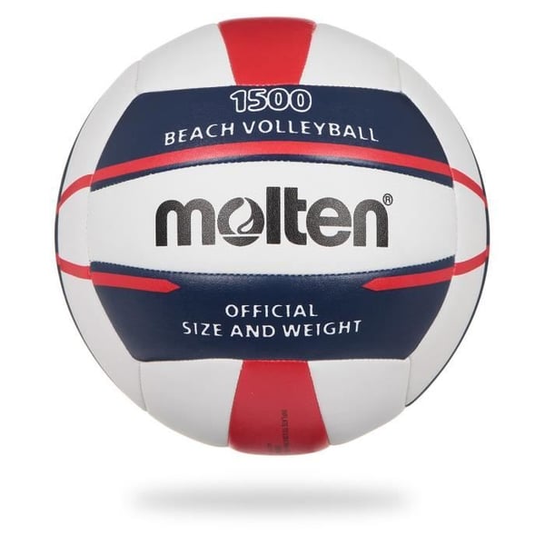 MOLTEN Beach-Volleyboll - Vit, Blå och Röd