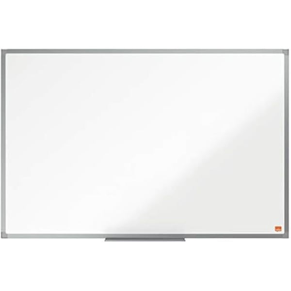 Whiteboard - NOBO - 900 x 600 mm - Icke-magnetisk melamin - Aluminiumram - Markörhållare ingår