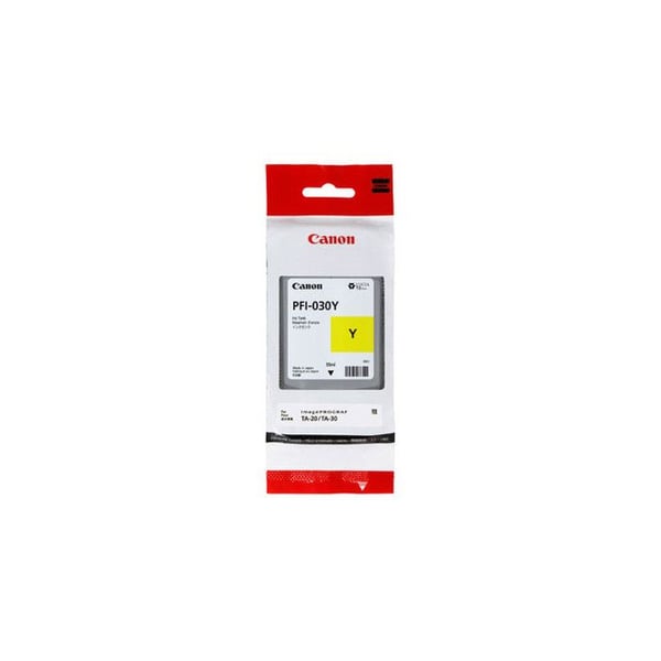 Tryckpatron - Canon - PFI-030Y - Gult - 55 ml - Kompatibel TA-20/30