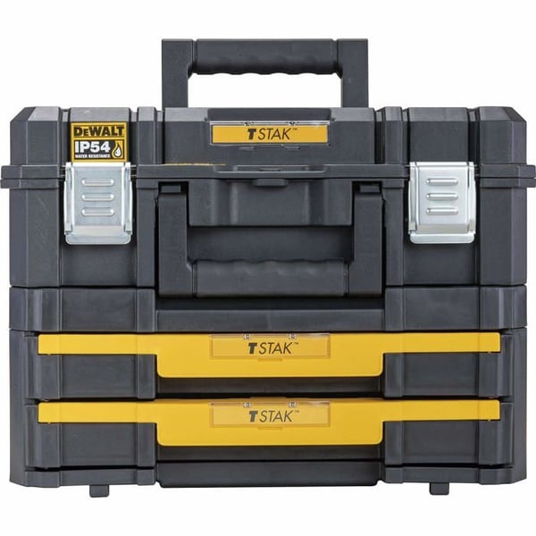 Kit TSTAK 2 dele DEWALT - kasse + skuffe - DWST83395-1