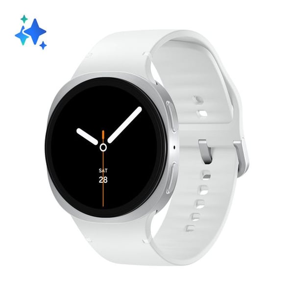 Samsung Galaxy Watch8 40mm Bluetooth Hopea Älykello GPS:llä ja Wear OS:llä