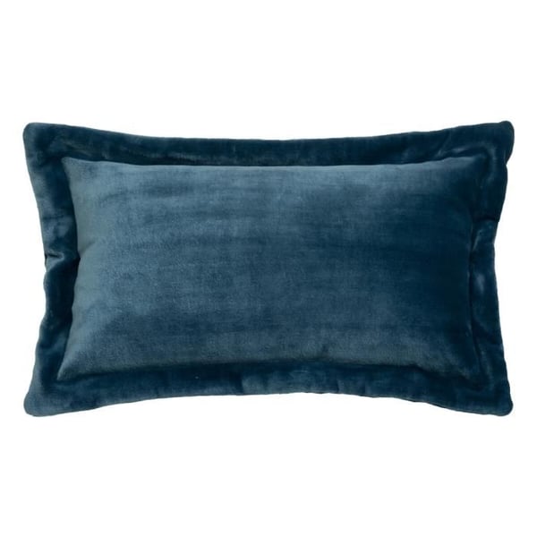 Kudde "Cuddly" 38 x 58 cm och 53 x 53 cm flanell 550 g - Cuddly Blå Egeiska - Kudde 38 x 58 cm