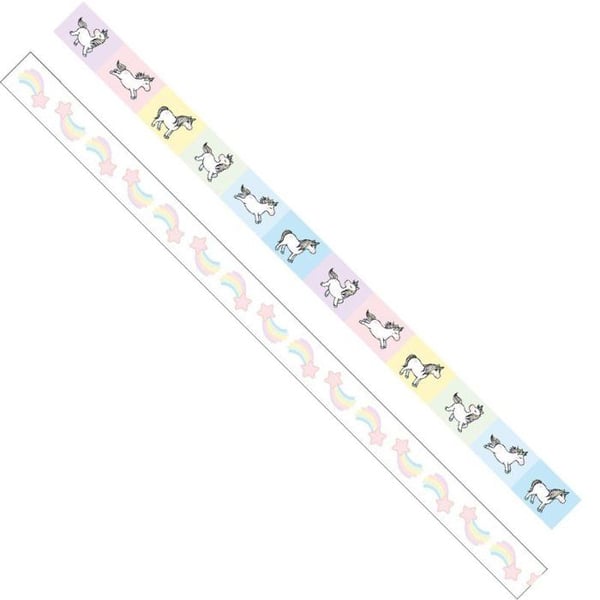 Artemio - Maskeringstejp 1,5 cm Regnbåge 2 stycken