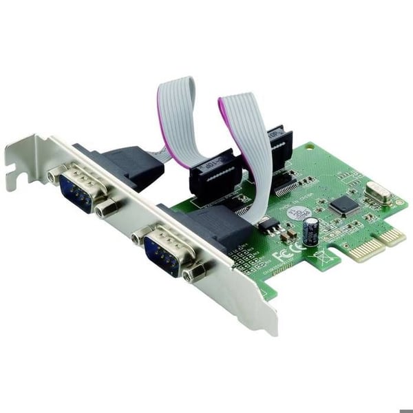 Conceptronic SRC01G 2-portars PCI-Express seriellt instickskort, seriellt (9 stift) PCIe