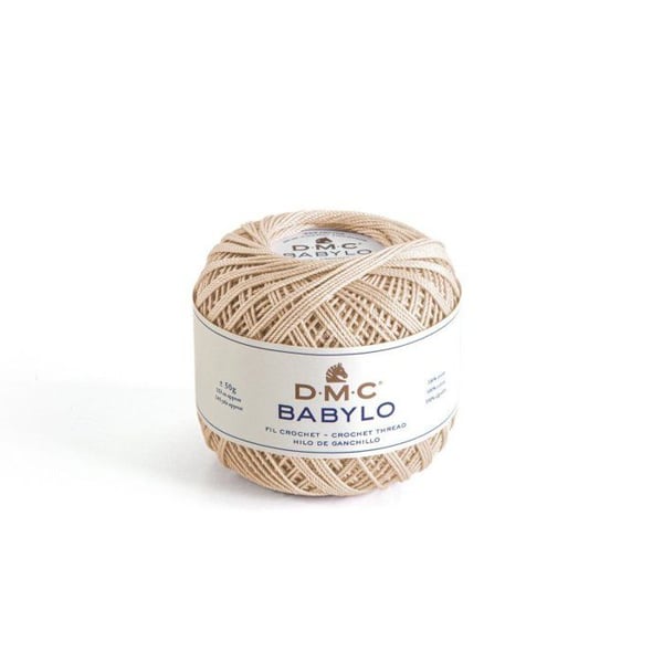 DMC - Virkgarn Babylo Gross. 20 - Färg. 822 - Bomullstyg