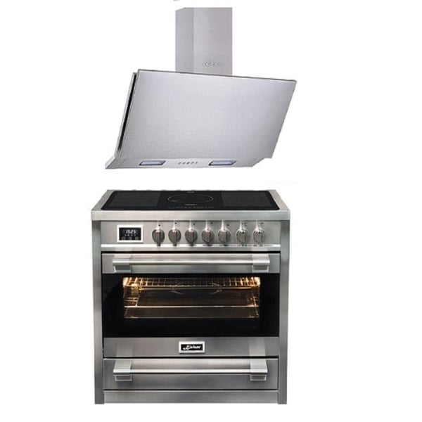 Induktionsspis - Kaiser - HC 93691 IR+ AT 9455 N ECO - 90 cm - 1250 m³/h - Vit