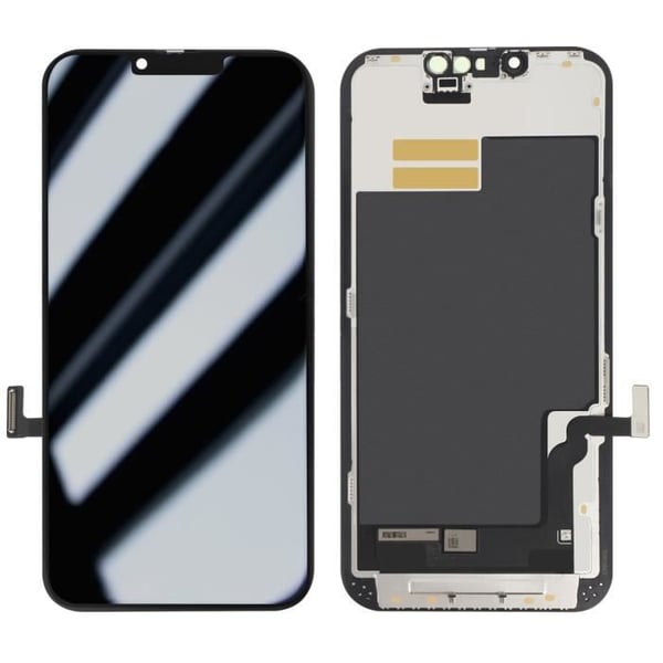 LCD-skärm - AVIZAR - iPhone 13 - OLED-beröringsglas - Svart chassi - Lätt installation