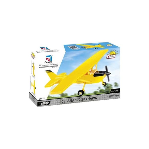 Modell - COBI - CESSNA 172 SKYHAWK Y - Gul - 150 delar - Att montera själv