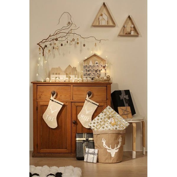 SACK ECRU JUTE - 30X30X36 CM