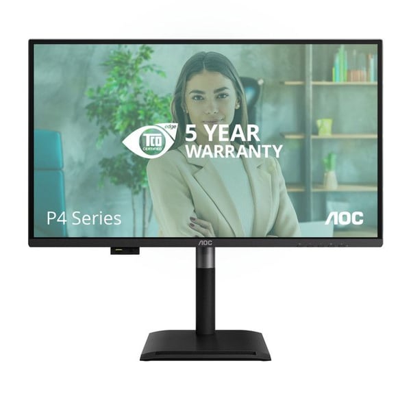 Aoc Q27P4U Monitor Pc 27" QHD 2560x1440 120Hz IPS Svart