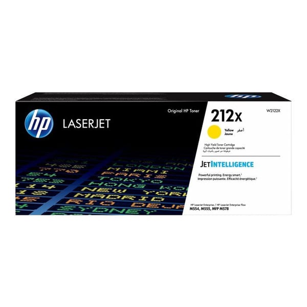 Toner - HP - 212X - Gul - Stor kapacitet - 10000 sider