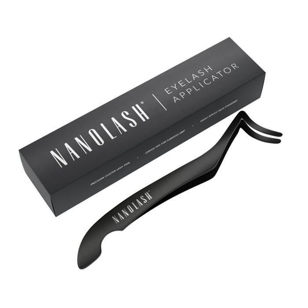 Applicator för fransar i bunt - NANOLASH - Plockverktyg - Svart - Enkel applicering - DIY hemma