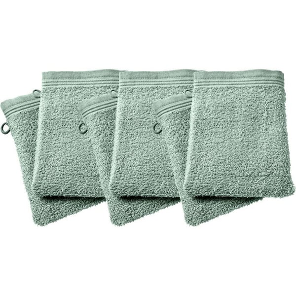 Set med 6 "Spa" frottétvättlappar 15 x 21 cm / 400 gr/m² - "Spa" Mint