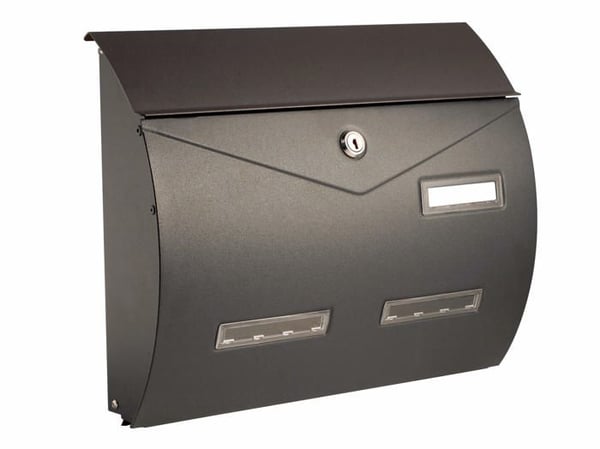Postilaatikko - ALUBOX - 88461 - Alumiini - Seinälle - Yksipuolinen