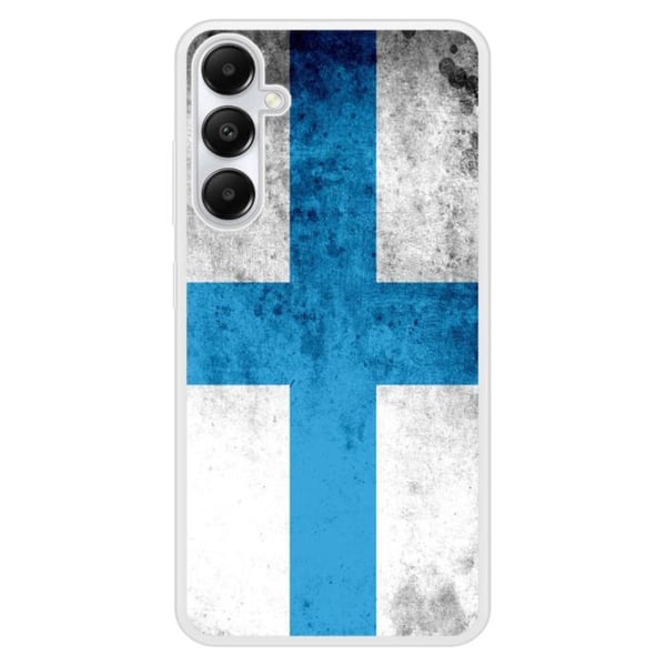 Siliconeförstärkt skal med tryck kompatibel med Samsung Galaxy A25 Marseilleflagga