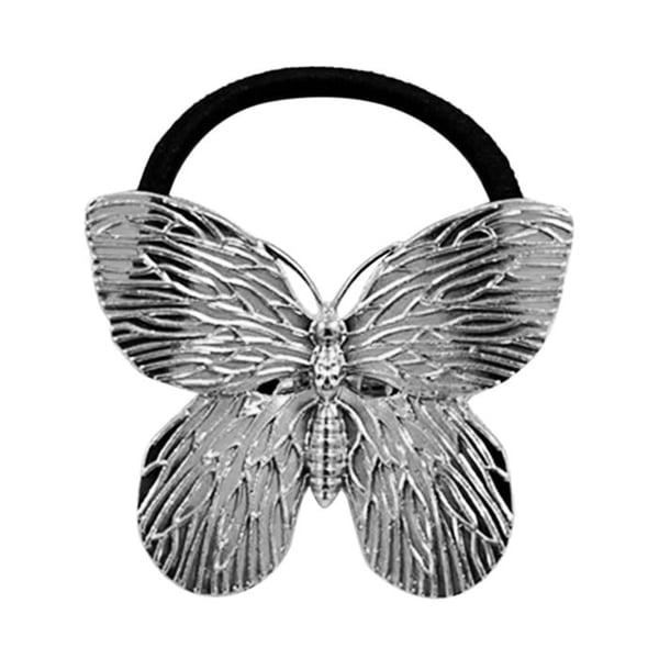Hårsnodd - AVIZAR - Fjärilsmanteln - Silver Svart - Bekväm - Praktisk