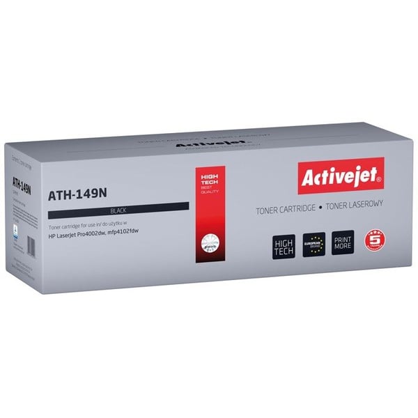 Toner - ACTIVEJET - ATH-149N - Svart - 2900 sidor - Kompatibel med HP 149A (LaserJet Pro 4002)