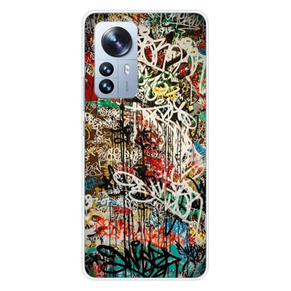 Siliconhölster - Kompatibel med Xiaomi Mi 12 Pro - design graffiti 1