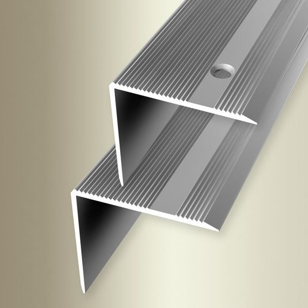 PROVISTON Trapetsprofiler & hörn L 40mm B 45mm L 1000mm Anodiserad aluminium