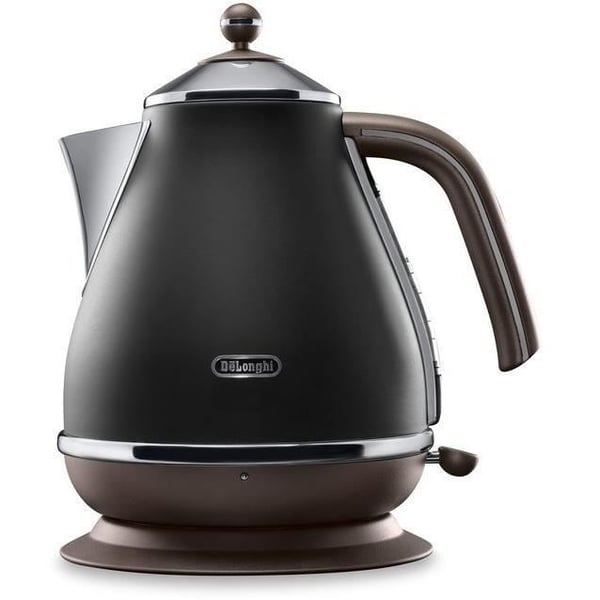 Kettle - DELONGHI - KBOV2001.BK - 2000 W - 1,7 L - Matt svart / Choklad