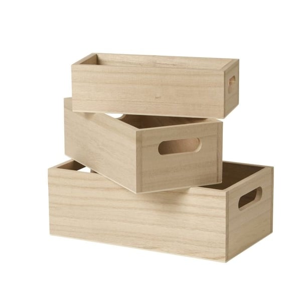 MégaCréa DIY - Trälåda 3 delar
