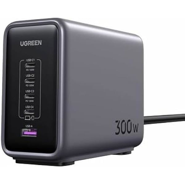 Universel mobiltelefonoplader - UGREEN - 90903B - Sort - Hurtig opladning - 100-240V