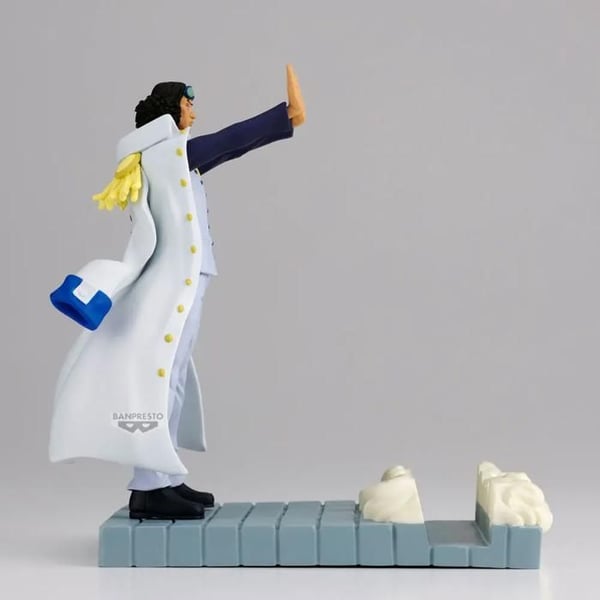 Figur - BANDAI - Aokiji Kuzan - Licens One Piece - Vit/brun - Samlarfigur