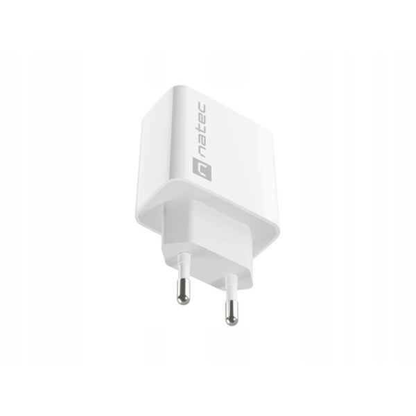 Laddare - NATEC - RIBERA - 18W - 1XUSB-A - QC3.0 - Vit