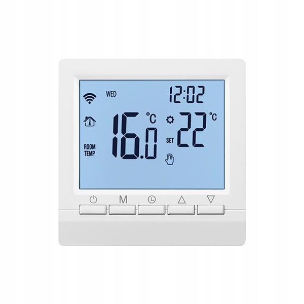 Elektrisk golvvärmetermostat 16A WiFi termostat temperaturkontroll