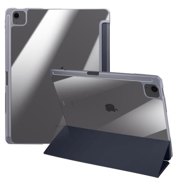 Fodral för iPad Air 13 2024 / iPad Air M4 2026 - AVIZAR - Mörkblå - Videostöd - Tangentbord - Optimal Skydd