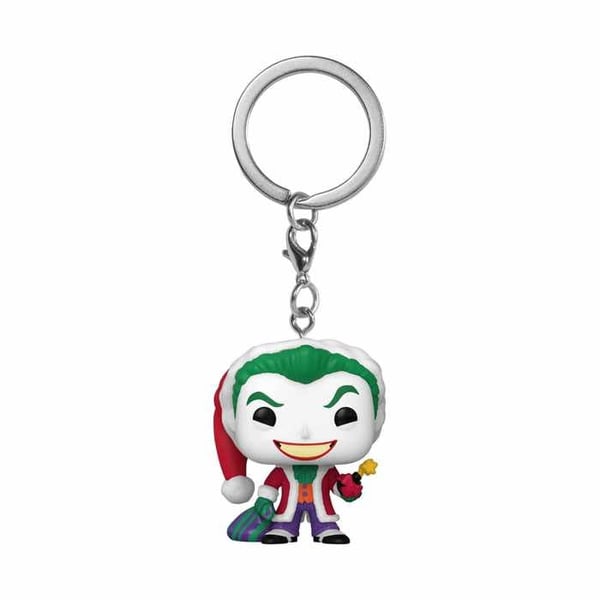 Funko Pocket Pop! Nyckelring: DC Holiday - Jokern