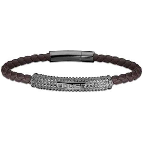 Armband - POLICE - PEAGB2214903 - Läder - Flerfärgat - 19 cm
