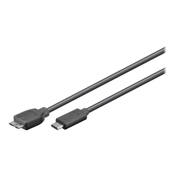 goobay USB Type-C-kabel - Micro-USB Typ B (M) till USB-C (M) - 60 cm - Vändbar C-kontakt