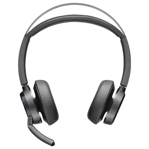HP Poly Voyager Focus 2 Bluetooth Stereo Over-ear Headset Black Noise Cancelling Headset Computer