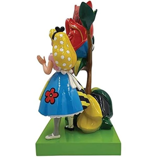 Figur - DISNEY - Alice - Pop Art - Handgjord - Flerfärgad