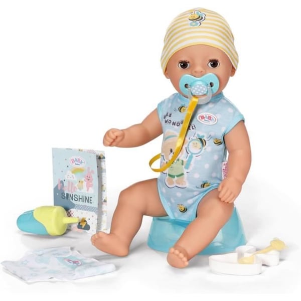 Dukke - BABY born - Little Magic Boy - 36 cm - 7 realistiske funktioner - Inkluderet tilbehør