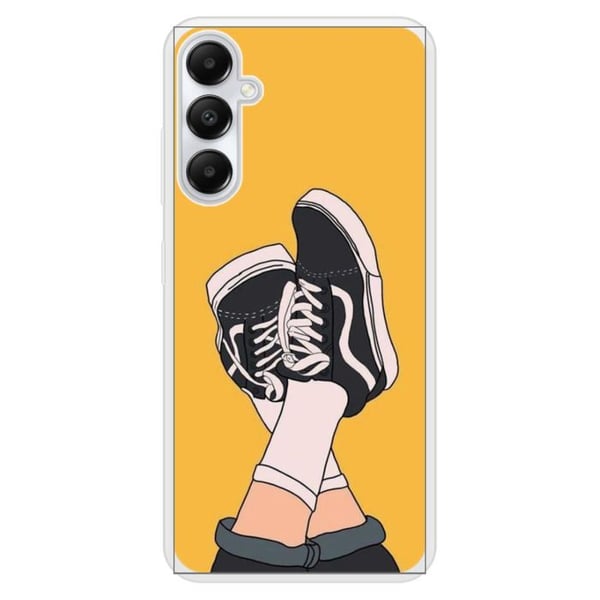 Coque i förstärkt silikon med tryck kompatibel med Samsung Galaxy A05S Sneakers