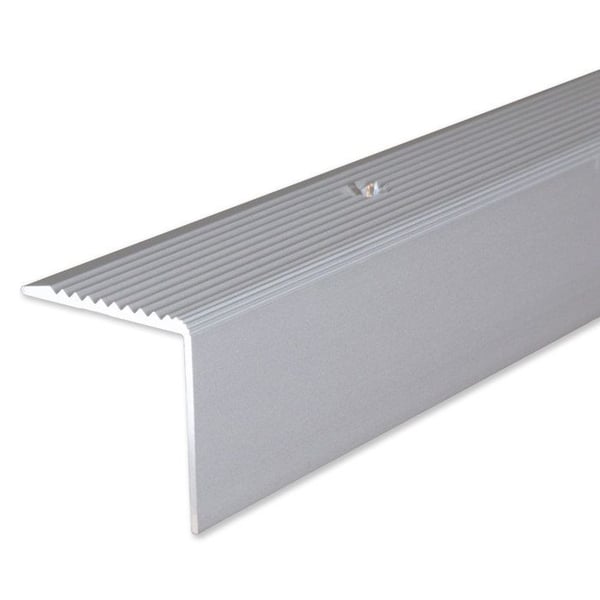 PROVISTON Trappa nos 30 x 30 x 1000 mm Trappa nos Trappräna Kombination Anodiserad aluminium Silver med hål