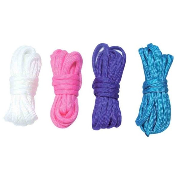 Kit armband paracord 2,5 m 4 färger tjej + spännen