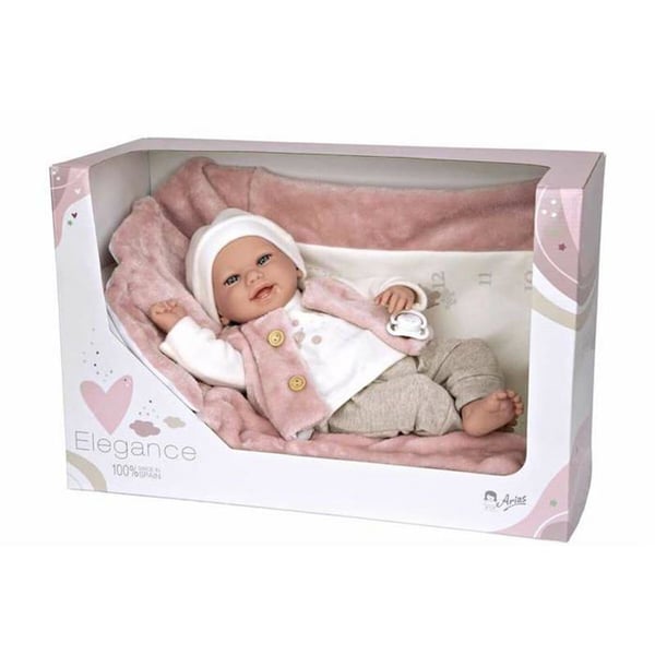 Docka Baby Colin Elegance - Arias - 40 cm - Flerfärgad - Realistisk vikt - Plast - Modern