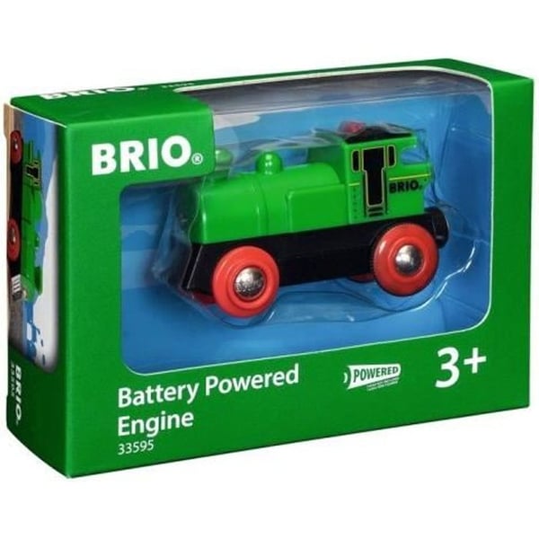 BRIO grönt dubbelriktat batterilok - Trätågbana - Ravensburger - Från 3 år
