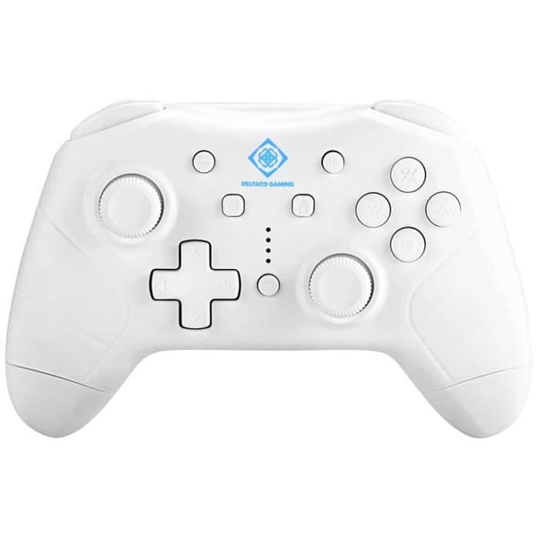 Spilcontroller - DELTACO GAMING - GAM-103-W - Bluetooth - Kompatibel med PC/Nintendo Switch - Turbo Spilcontroller - DELTACO GAMING - GAM-103-W - Bluetooth - Kompatibel med PC/Nintendo Switch - Turbo