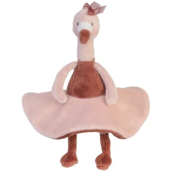 Plyschleksak - HAPPY HORSE - Flamingo fiol nr. 1 - 19 cm - Tjej - Rosa och brun