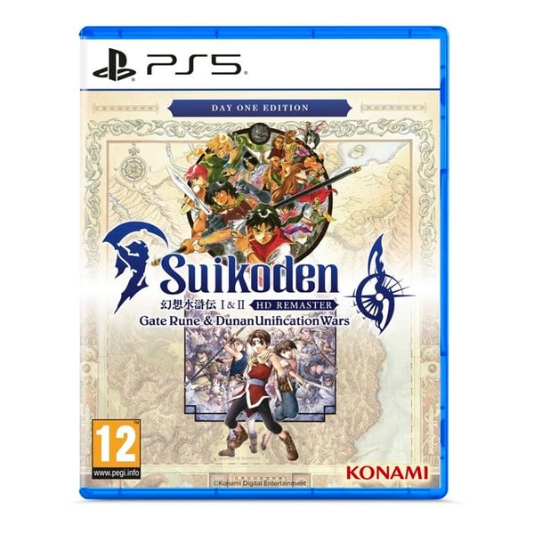 Spel PS5 - KONAMI - Suikoden 1 & 2 HD Remaster - Day One Edition - Rollspel - Blu-Ray