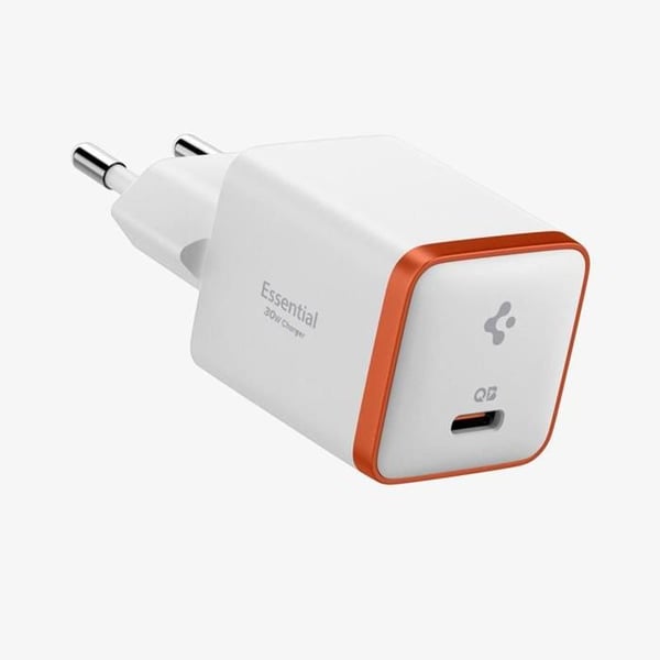 USB-C vægoplader - SPIGEN - ArcStation Essential EE301EU - 30 W - Intelligent opladning - Kompakt