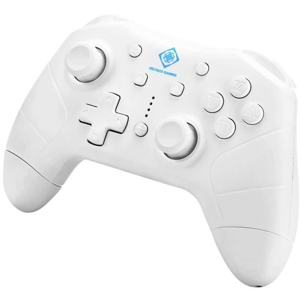 Spilcontroller - DELTACO GAMING - GAM-103-W - Bluetooth - Kompatibel med PC/Nintendo Switch - Turbo